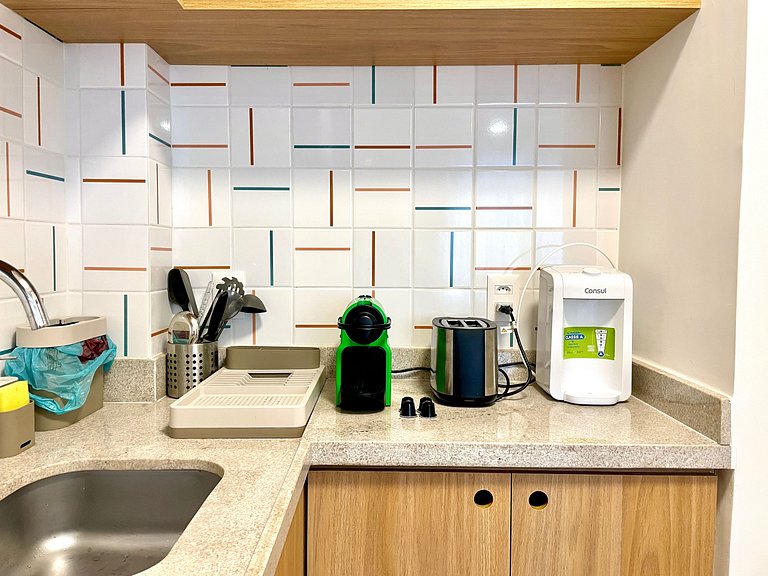 Modern and charming next to Ipanema beach!