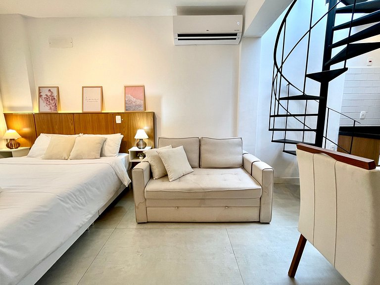 Loft moderno no coração do Jardim Botânico