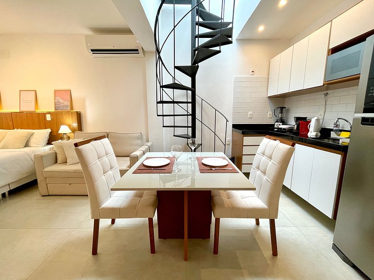 Loft moderno no coração do Jardim Botânico