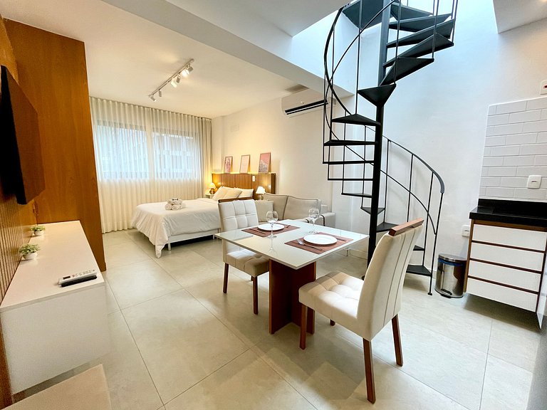 Loft moderno no coração do Jardim Botânico