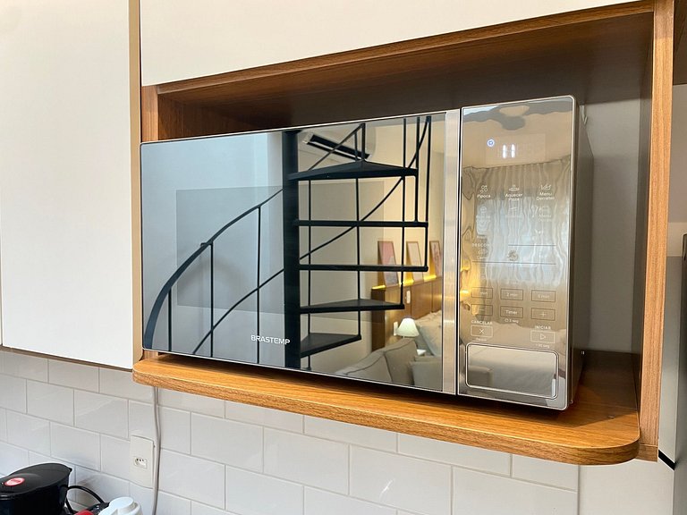 Loft moderno com terraço e vista Cristo