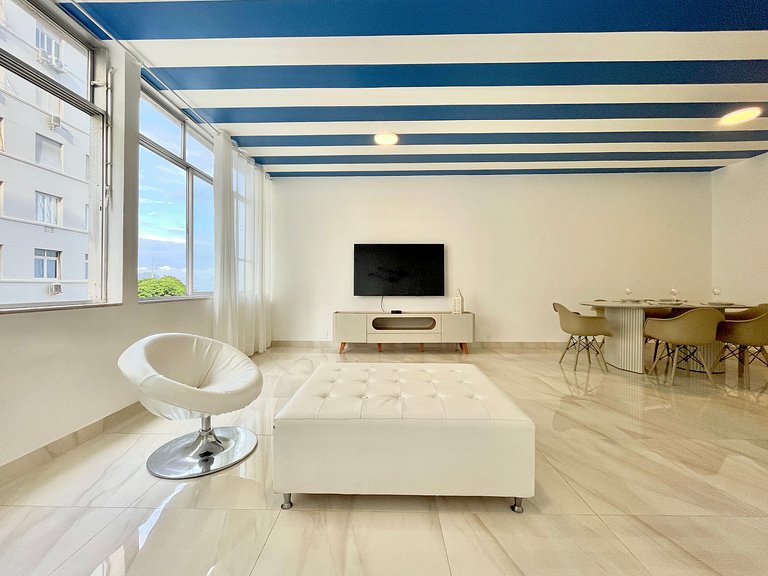 Moderno com vista para a Praia de Copacabana