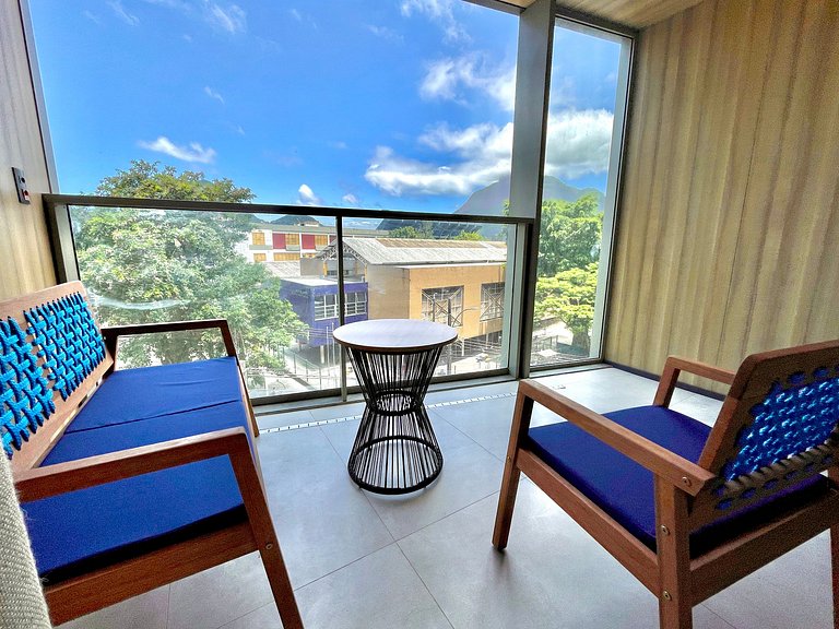 Studio Leblon - Vista Cristo, piscina e academia