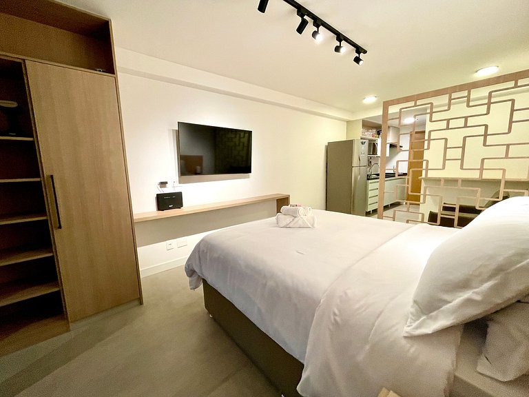 Studio Leblon - Vista Cristo, novo, piscina e gym
