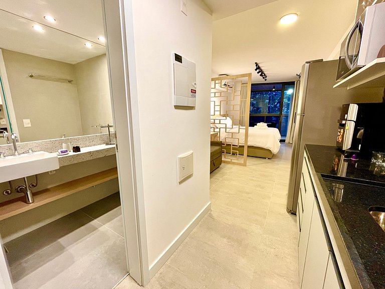 Studio Leblon - Vista Cristo, novo, piscina e gym