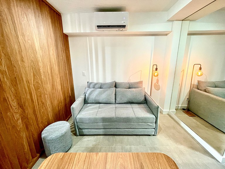 Studio Leblon - Vista Cristo, novo, piscina e gym