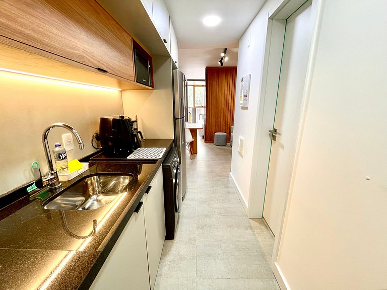 Studio Leblon - Vista Cristo, novo, piscina e gym