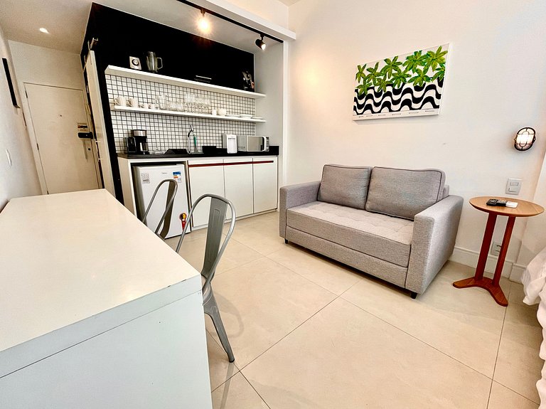 Studio aconchegante ao lado da praia de Copacabana