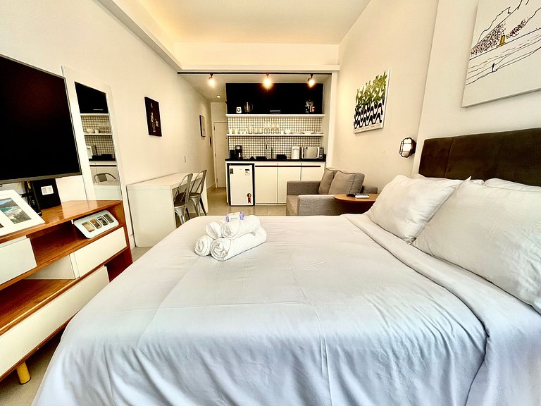 Studio aconchegante ao lado da praia de Copacabana