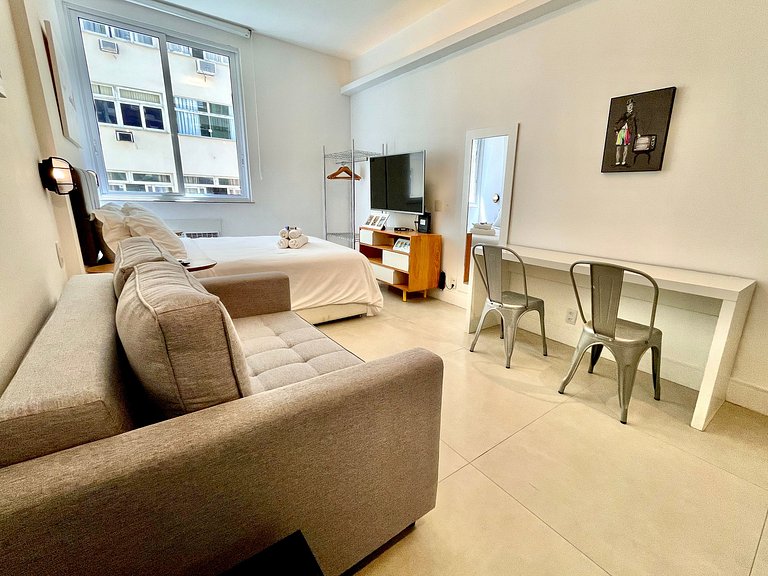 Studio aconchegante ao lado da praia de Copacabana
