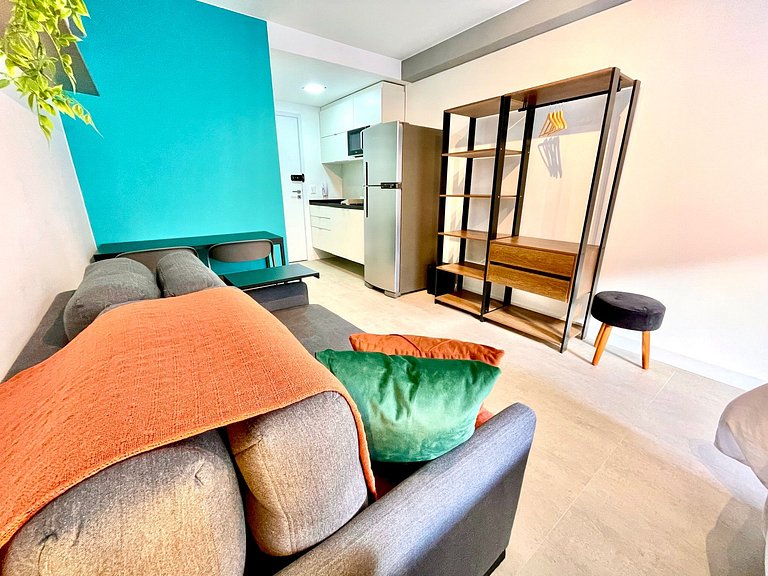 Studio Leblon - Moderno com piscina e academia.