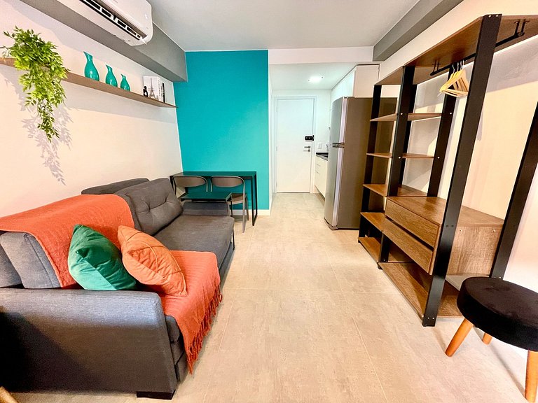 Studio Leblon - Moderno com piscina e academia.
