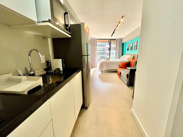 Studio Leblon - Moderno com piscina e academia.