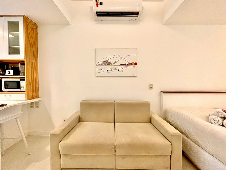 Studio aconchegante ao lado da praia de Ipanema