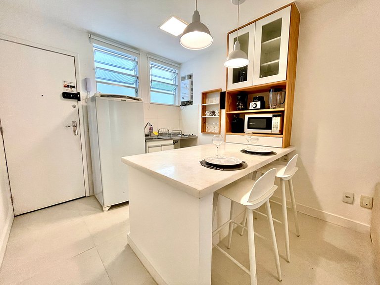 Studio aconchegante ao lado da praia de Ipanema