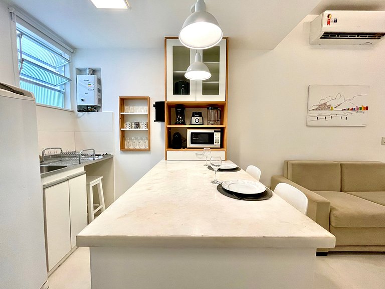 Studio aconchegante ao lado da praia de Ipanema