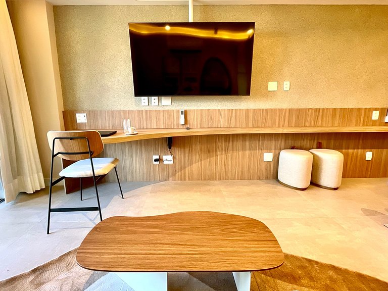 Studio Leblon - Vista Cristo, piscina y gimnasio.