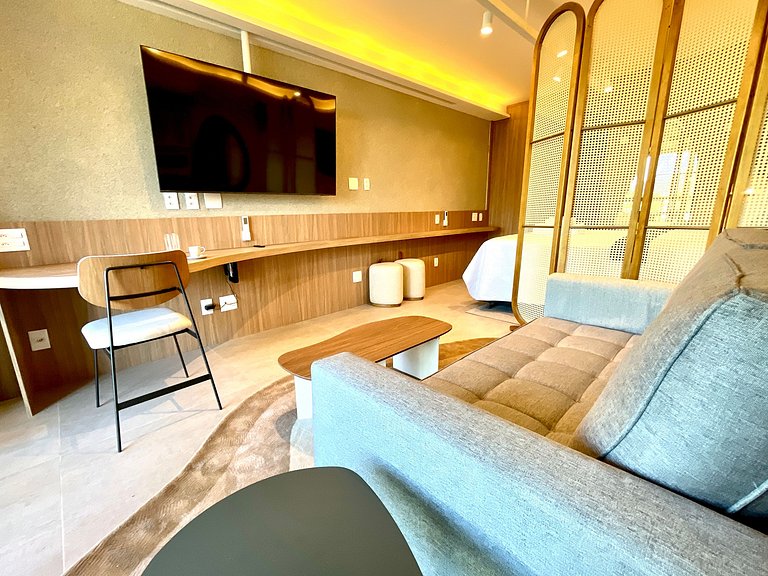 Studio Leblon - Vista Cristo, piscina e academia.