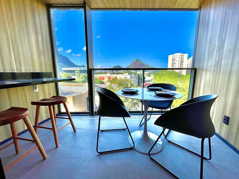 Studio Leblon - Vista Cristo, piscina e academia