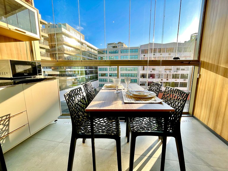 Studio Leblon - Moderno com piscina e academia