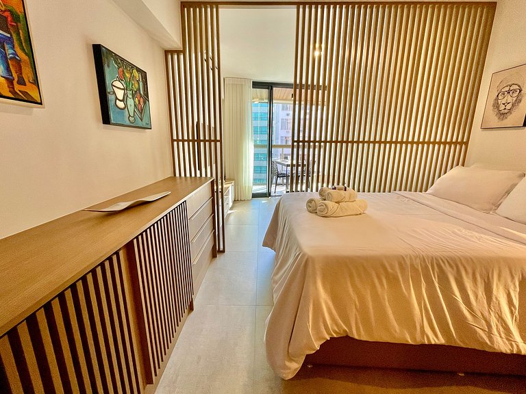 Studio Leblon - Moderno com piscina e academia
