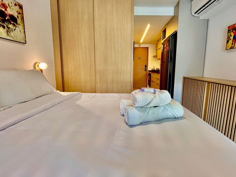 Studio Leblon - Moderno com piscina e academia