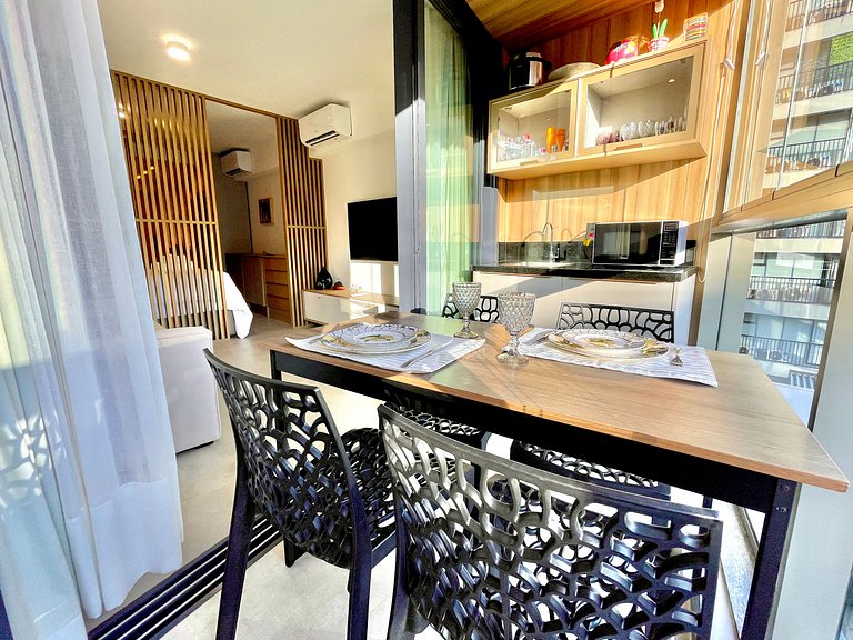 Studio Leblon - Moderno com piscina e academia