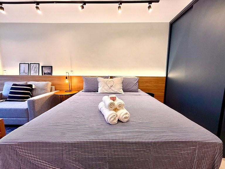 Studio Leblon - Moderno com piscina e academia