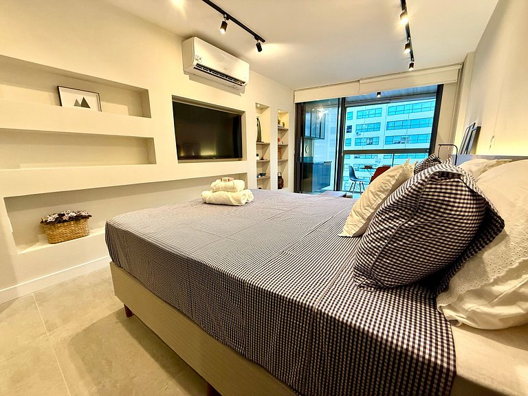 Studio Leblon - Moderno com piscina e academia