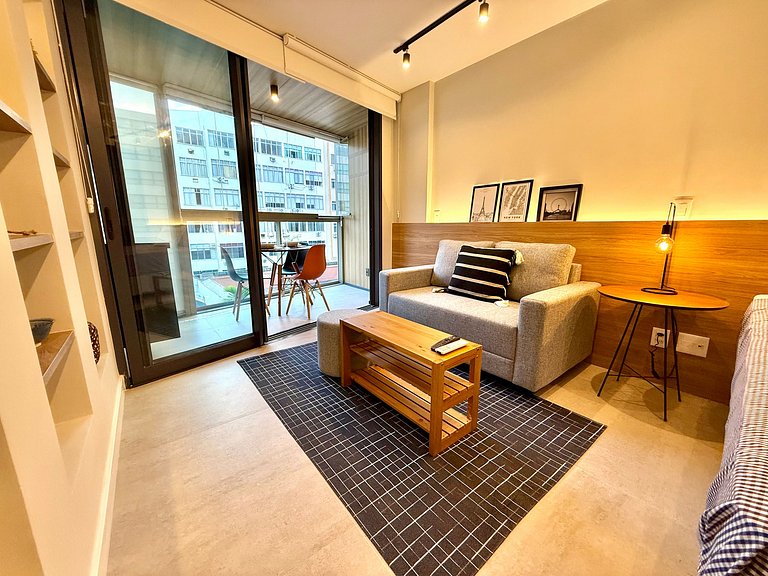 Studio Leblon - Moderno com piscina e academia