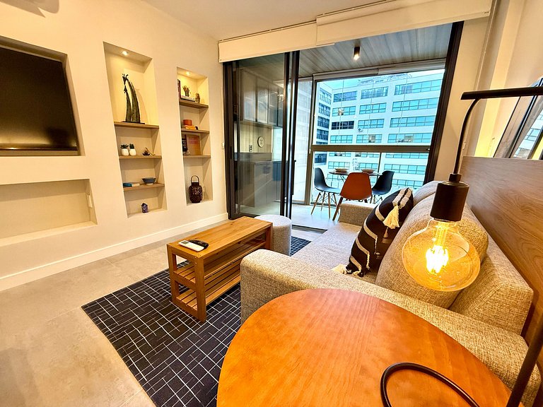Studio Leblon - Moderno com piscina e academia