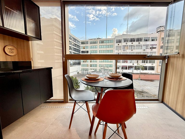 Studio Leblon - Moderno com piscina e academia