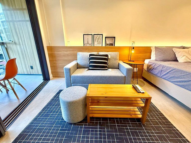 Studio Leblon - Moderno com piscina e academia