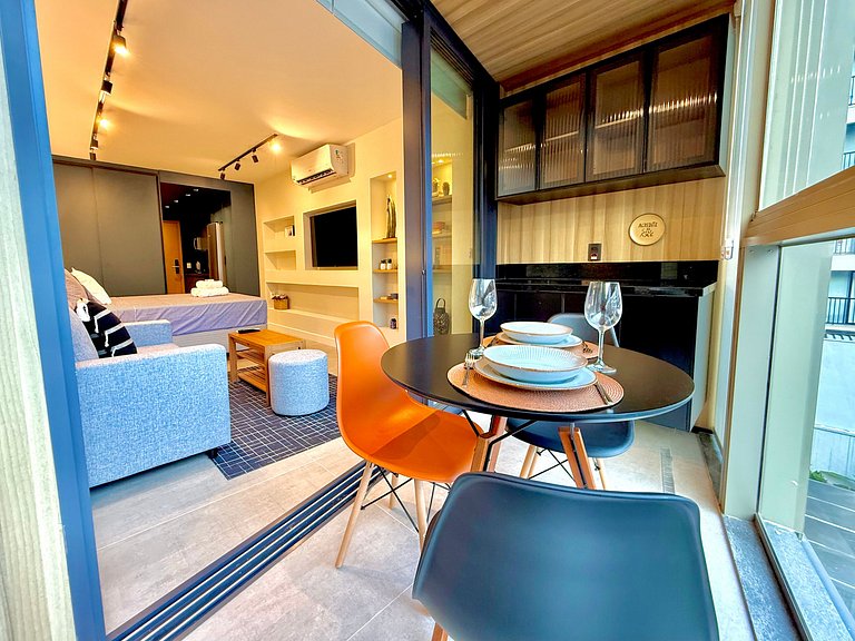 Studio Leblon - Moderno com piscina e academia