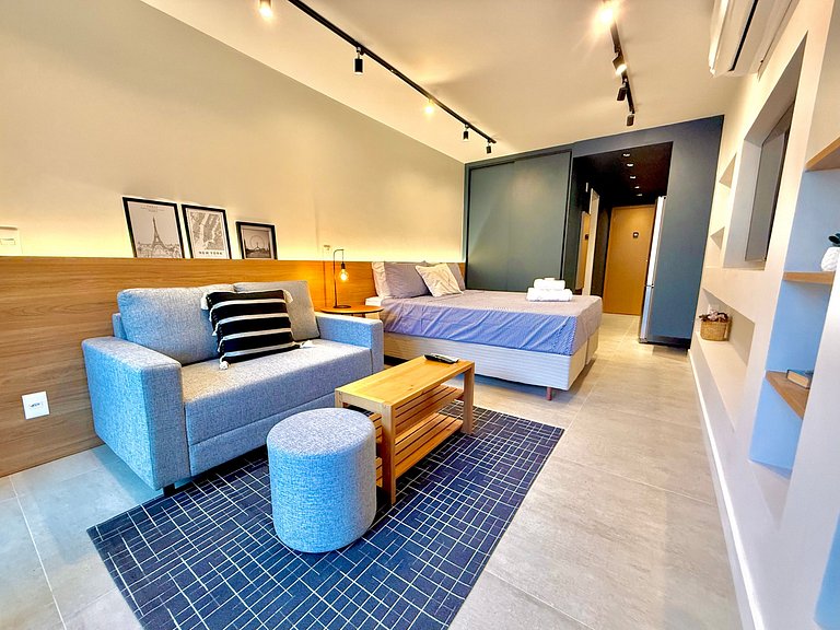 Studio Leblon - Moderno com piscina e academia