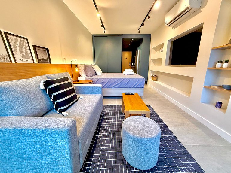 Studio Leblon - Moderno com piscina e academia