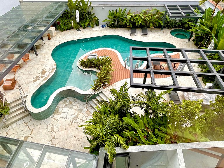 Studio Leblon - Moderno con piscina y gimnasio.