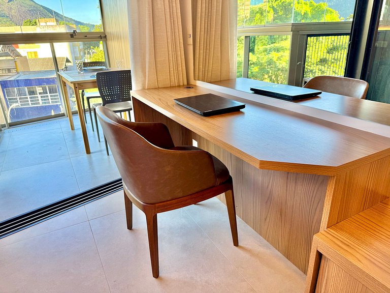 Studio Leblon - Vista Cristo, novo, piscina e gym