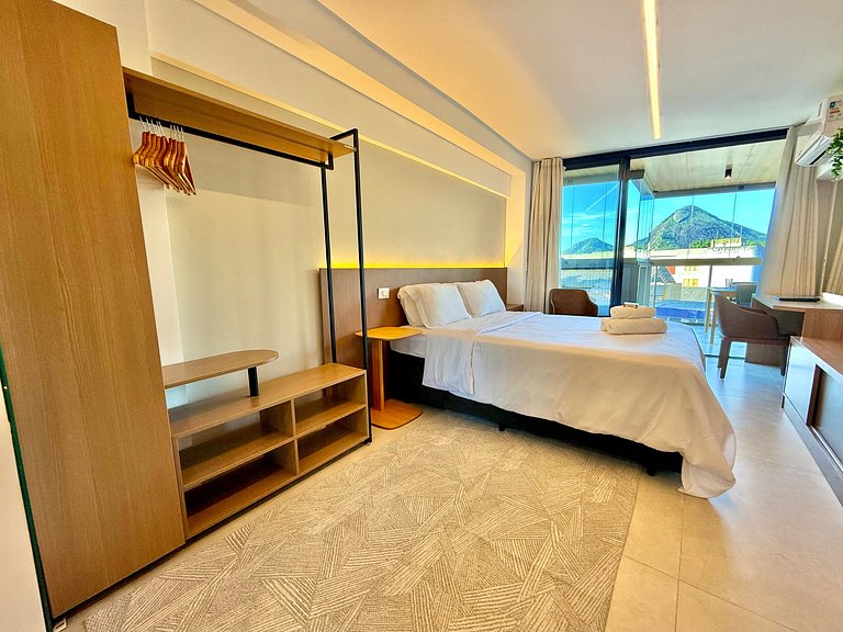 Studio Leblon - Vista Cristo, novo, piscina e gym
