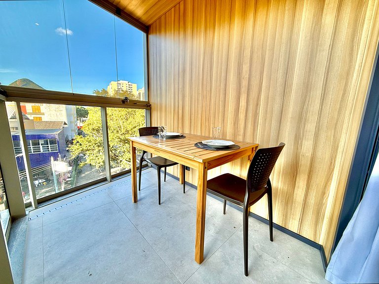 Studio Leblon - Vista Cristo, novo, piscina e gym
