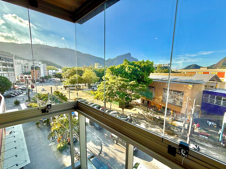 Studio Leblon - Vista Cristo, novo, piscina e gym