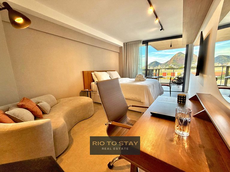 Studio Leblon - Christ view, new, pool and gym