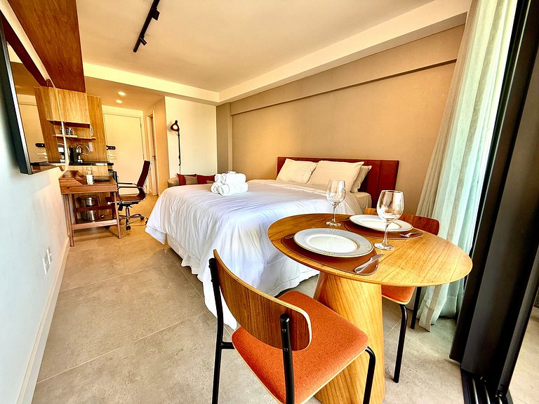 Studio Leblon - Christ view, new, pool and gym