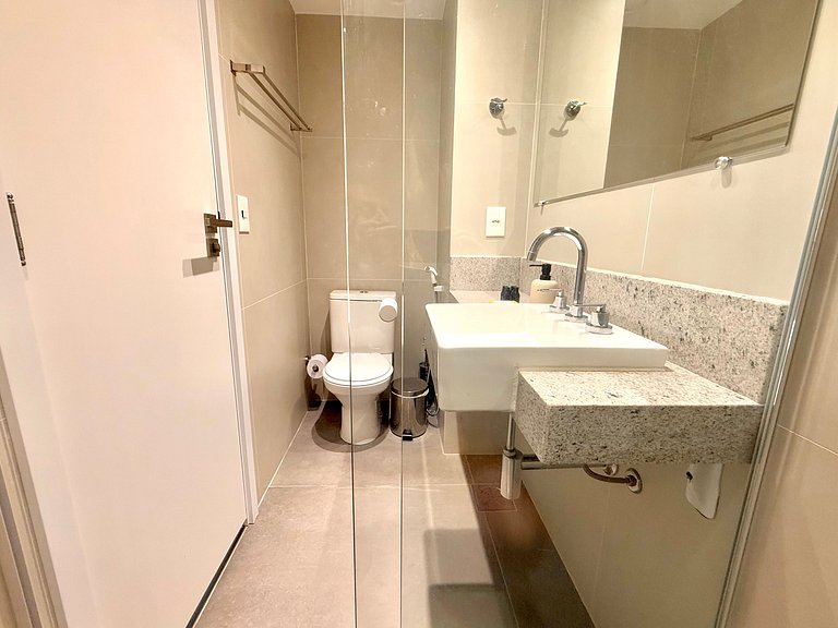 Studio Leblon - Vista Cristo, novo, piscina e gym