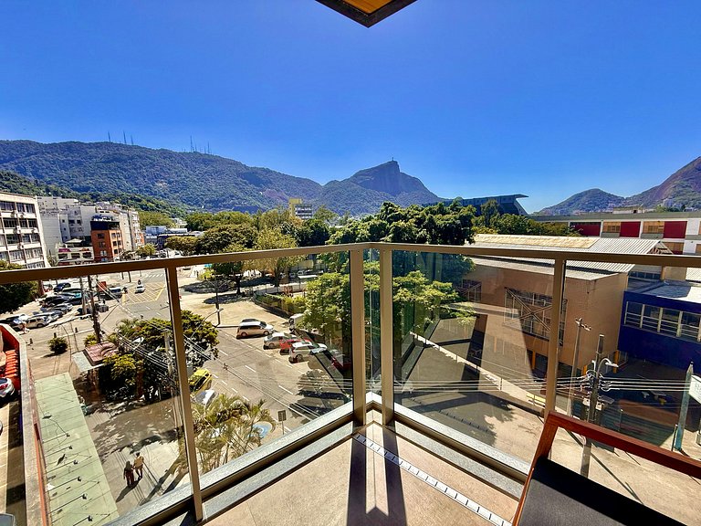 Studio Leblon - Vista Cristo, novo, piscina e gym
