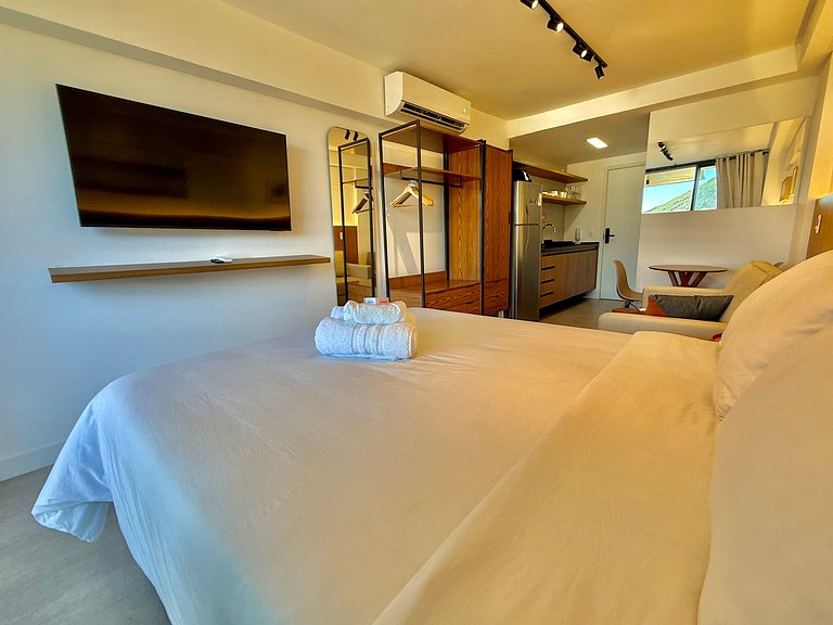 Studio Leblon - Vista Cristo, novo, piscina e gym