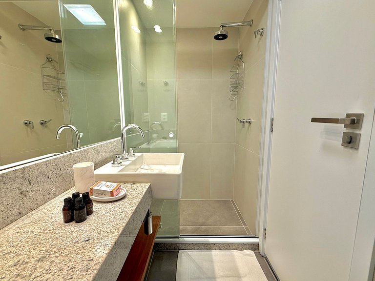 Studio Leblon - Vista Cristo, novo, piscina e gym