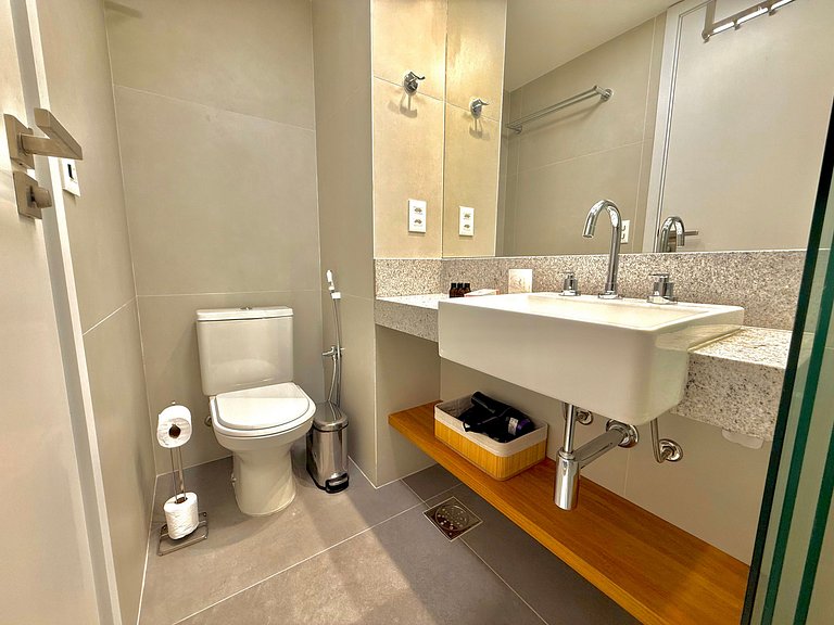 Studio Leblon - Vista Cristo, novo, piscina e gym