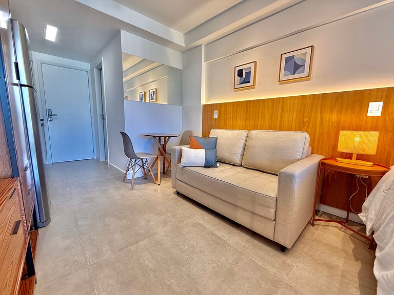 Studio Leblon - Vista Cristo, novo, piscina e gym