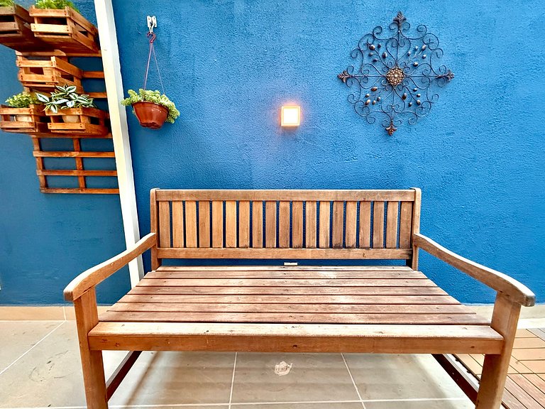 Charmoso com terraço a 5 minutos da praia - Leblon